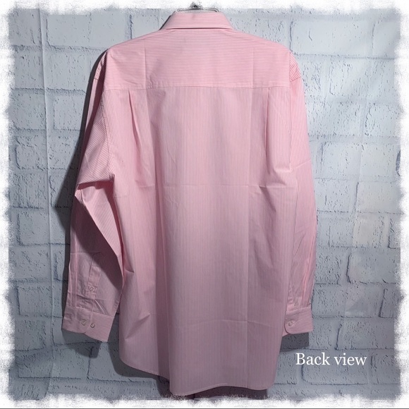 Nantucket Brand Mens Pink/White Stripe Button Down - Picture 4 of 7